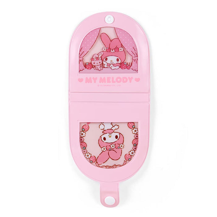 Miroir Sanrio My Melody avec étui en vinyle Peigne 8,5 x 1,2 x 8,2 cm Accessoire de mode