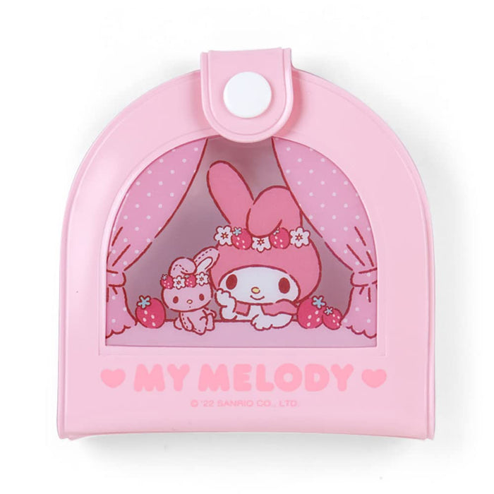 Miroir Sanrio My Melody avec étui en vinyle Peigne 8,5 x 1,2 x 8,2 cm Accessoire de mode