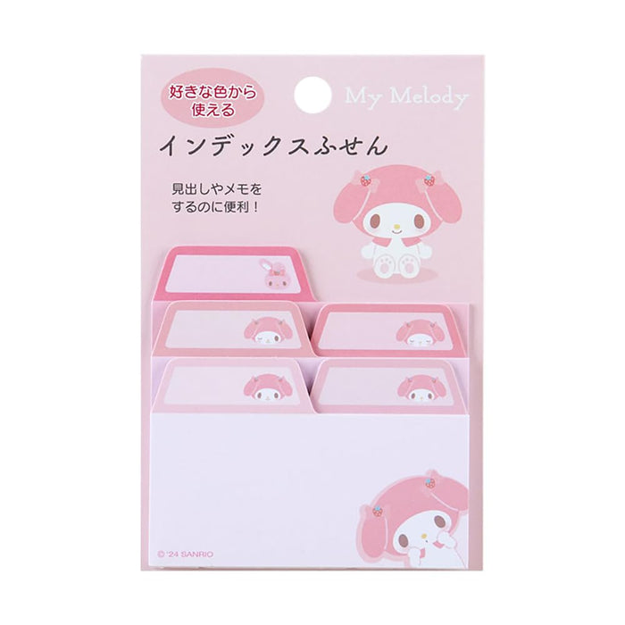 Notes autocollantes My Melody de Sanrio 6,9 x 6,9 cm - Motif de personnage mignon