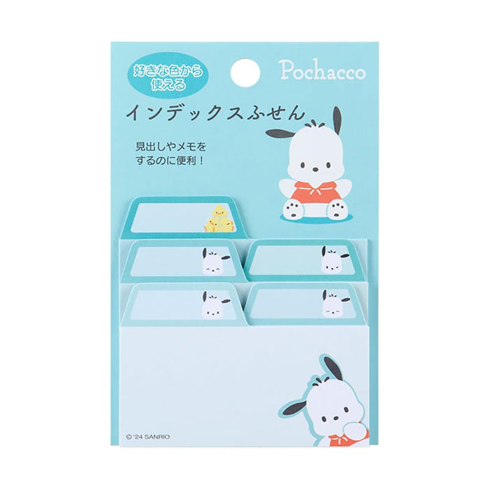 Notes autocollantes Sanrio Pochacco 6,9 x 6,9 cm - Parfait pour un index New Life