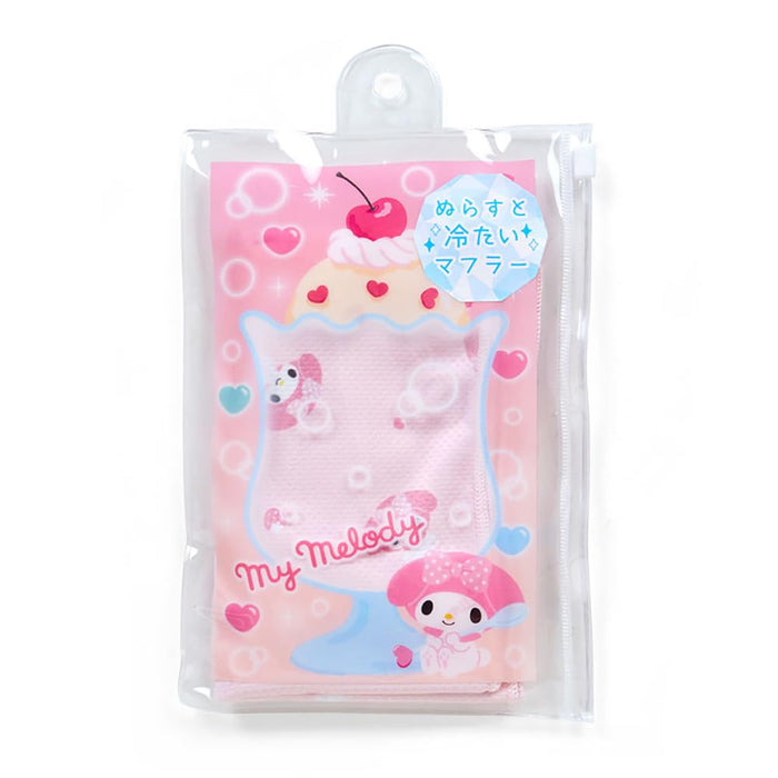 Sanrio My Melody Cooling Scarf 20x86cm - Stay Cool with Wet Activation