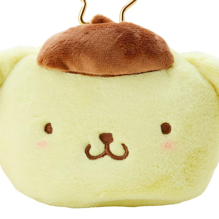 Sanrio Pompompurin Face-Shaped Pouch 12.5x18x7 cm 2nd Edition