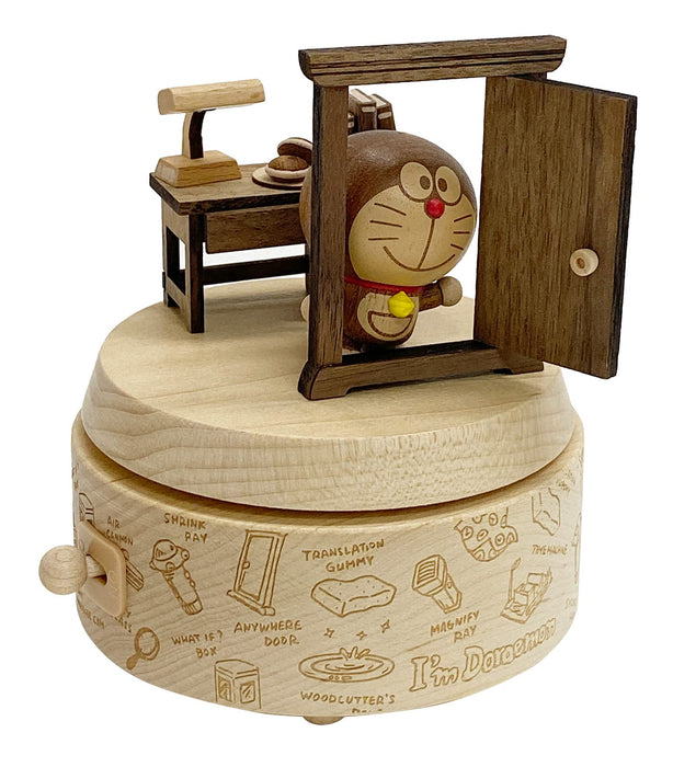 Boîte à musique en bois Sanrio Doraemon Anywhere Door H9157