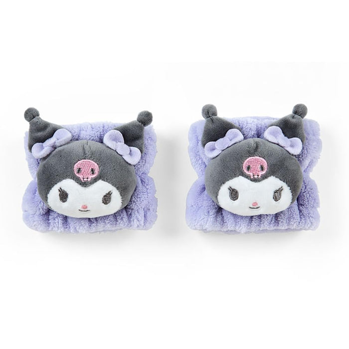 Sanrio Kuromi – Wasserabsorbierende Armbänder aus Mikrofaser, 2-teiliges Set