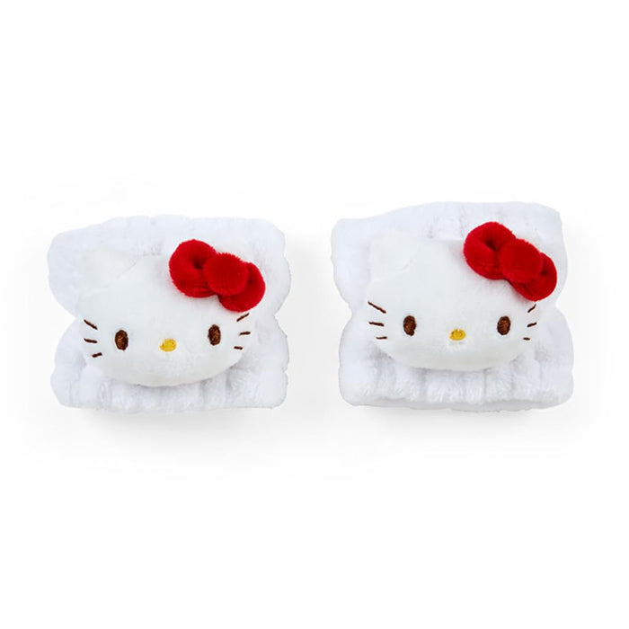 Lot de 2 bracelets Sanrio Hello Kitty absorbants en microfibre pour le nettoyage du visage