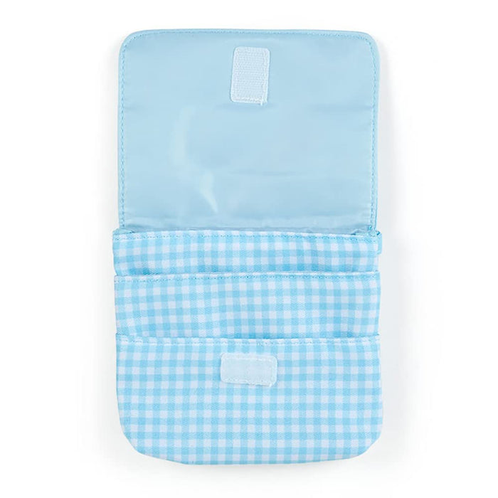 Sanrio Shoulder Pocket Pouch | 3 Pockets 1 Open Pocket | Cinnamoroll Design