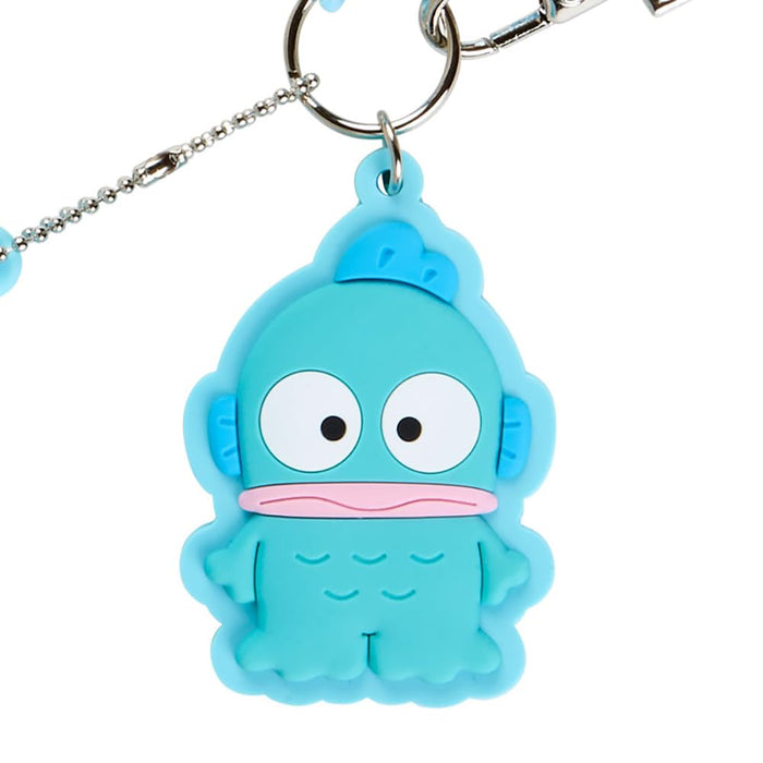 Sanrio Hangyodon Silicone Mini Case Keychain Fish Design 6.5cm x 6.5cm x 3cm