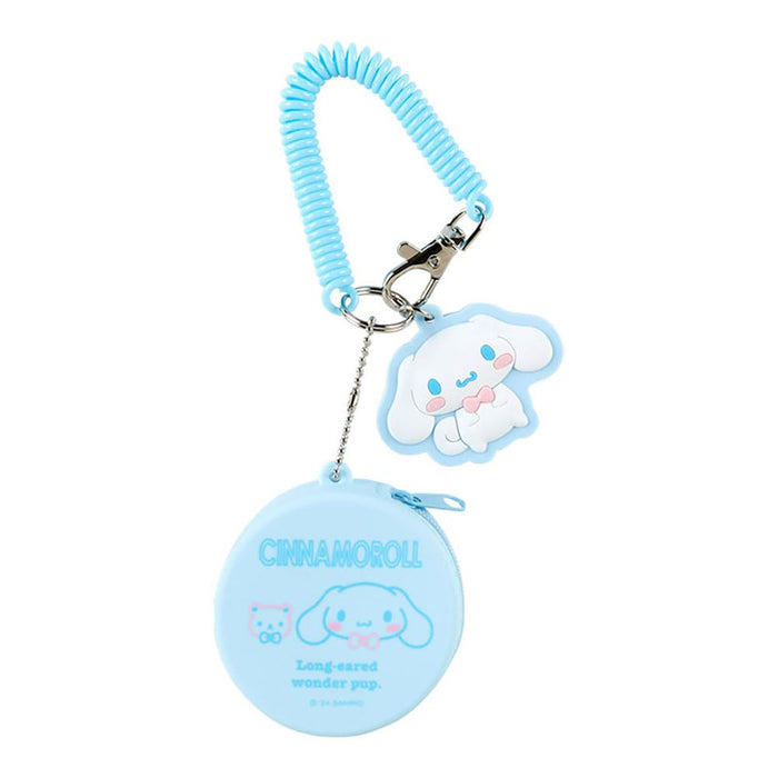 Sanrio Silicone Mini Case Keychain - Cinnamoroll 6.5cm x 6.5cm x 3cm Classic