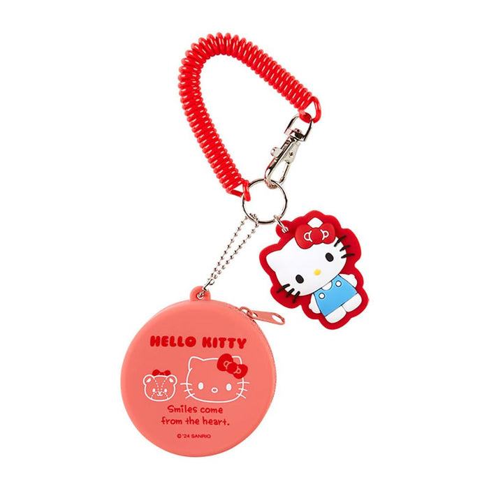 Sanrio Silicone Mini Case Keychain Hello Kitty 6.5x6.5x3cm Character Charm