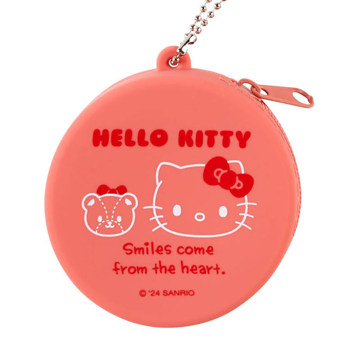 Sanrio Silicone Mini Case Keychain Hello Kitty 6.5x6.5x3cm Character Charm