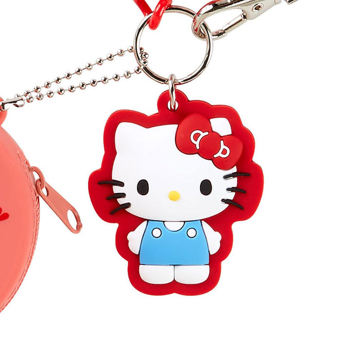 Sanrio Silikon Mini Hülle Schlüsselanhänger Hello Kitty 6,5x6,5x3cm Charakter Charm