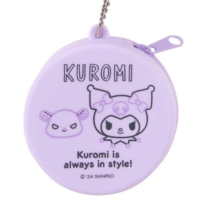 Sanrio Kuromi Silicone Mini Case Charm Keychain 6.5x6.5x3cm Character