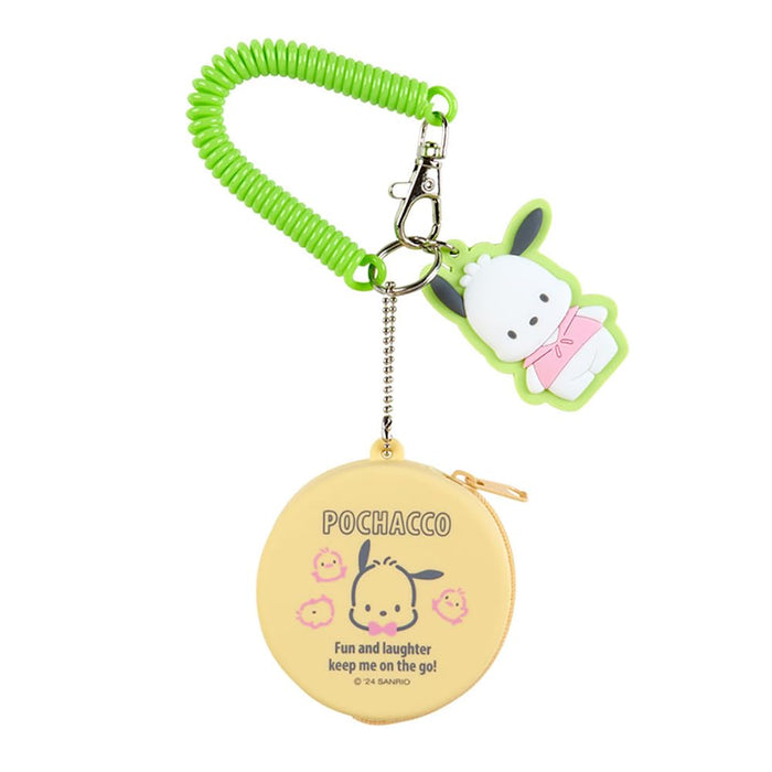 Sanrio Silicone Mini Case Charm Keychain - Pochacco 6.5x6.5x3cm Character