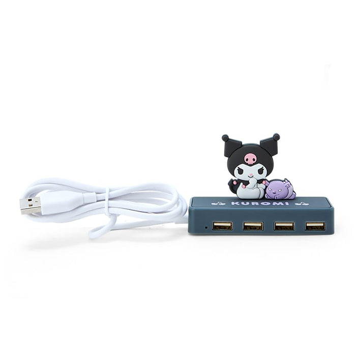 Sanrio Kuromi Slim USB Hub – Compact 6x9.5x3 cm Design 327484