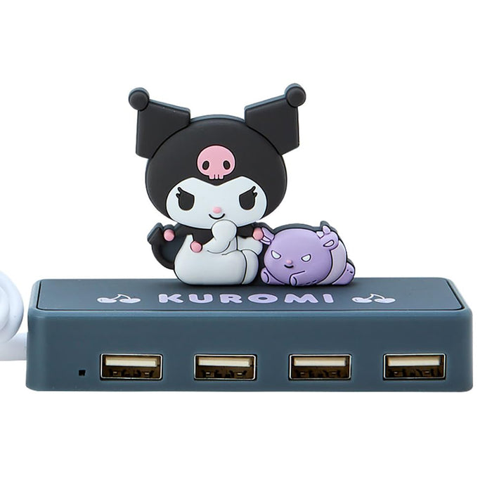 Sanrio Kuromi Slim USB-Hub – Kompaktes 6x9,5x3 cm Design 327484