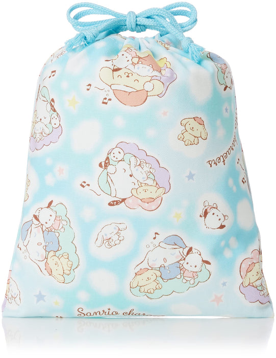 Sanrio Kleiner Kordelzugbeutel Cg-2766 Blau Robuste und niedliche Aufbewahrungslösung