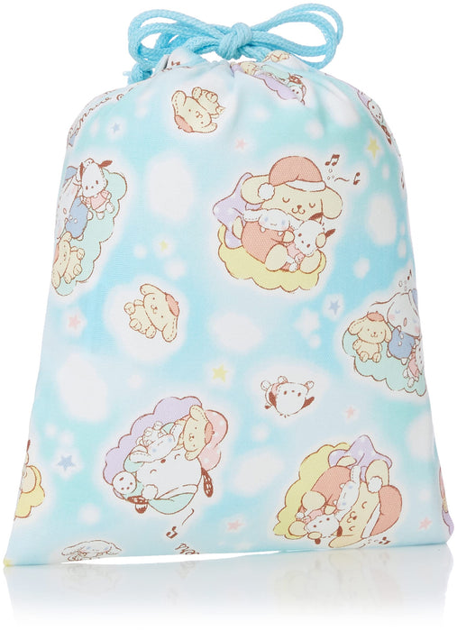 Sanrio Small Drawstring Bag Cg-2766 Blue Durable and Cute Storage Solution