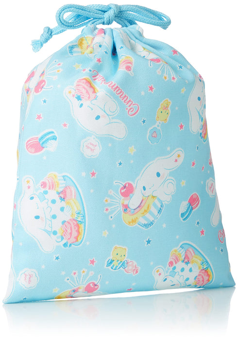 Sanrio Small Drawstring Bag for Girls Featuring Cinnamoroll