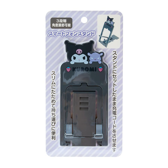 Sanrio Kuromi Smartphone Stand 14.5x6.5x0.5cm - Cute Character Design