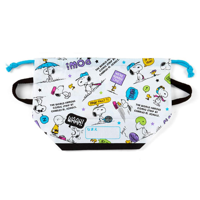 Pochette à lunch Sanrio Snoopy Sac de rangement alimentaire réutilisable coloré