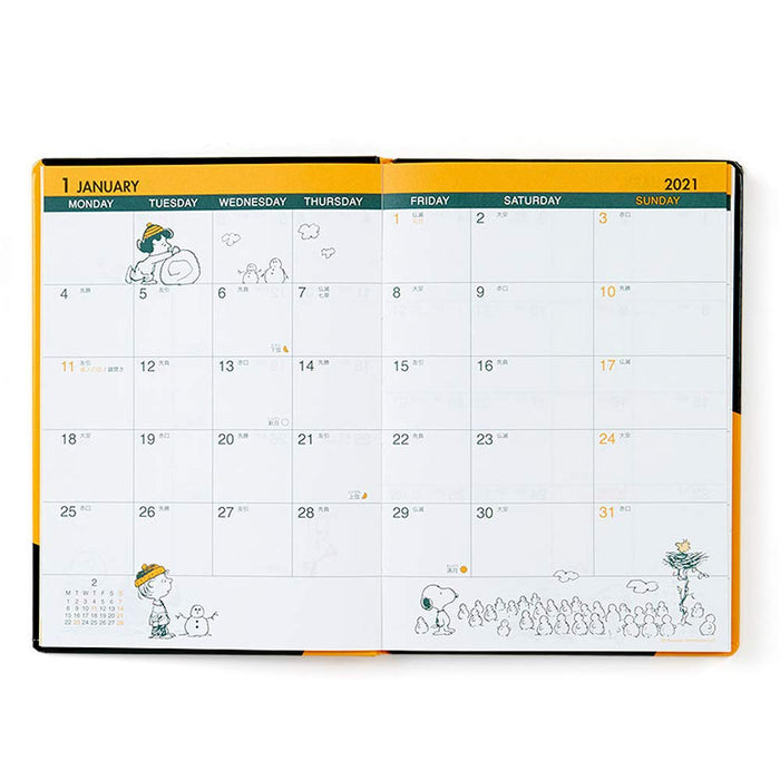 Sanrio Snoopy Maruman B6 2021 Diary Planner