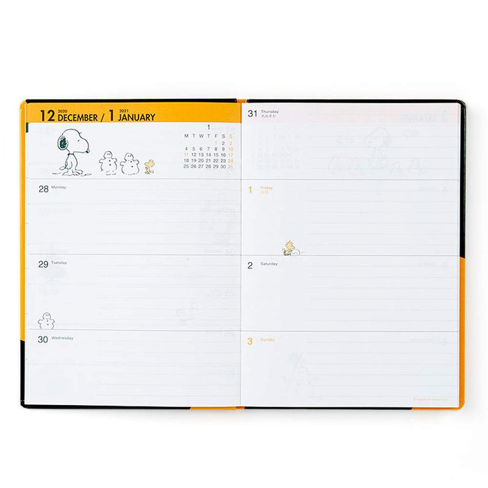 Sanrio Snoopy Maruman B6 2021 Diary Planner