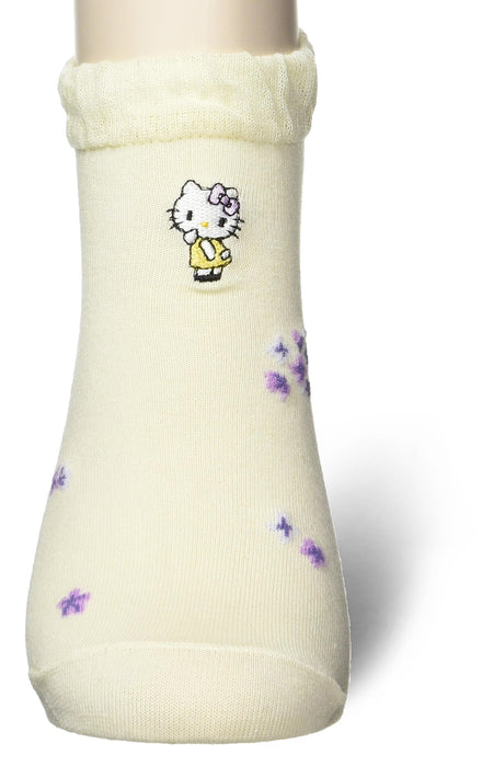 Sanrio Women's Cream Socks 23-25cm - Comfortable and Stylish Footwear