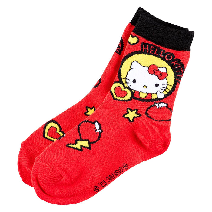 Rote Sanrio-Mädchensocken, Größe 4–8, bequem und stylisch