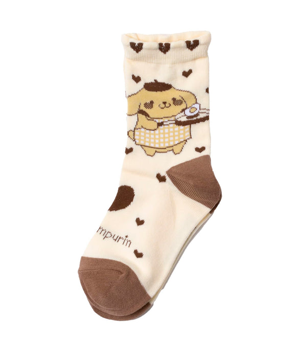 Sanrio Girls Cream Socks 4264425 - Comfortable and Stylish