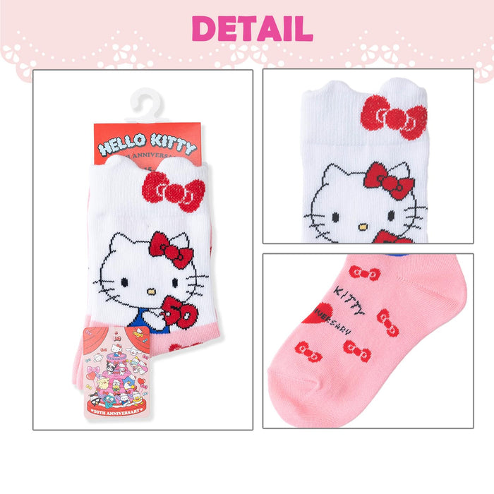 Sanrio Women's and Kids Short Socks - Selectable 1 Pair Cinnamoroll Hello Kitty