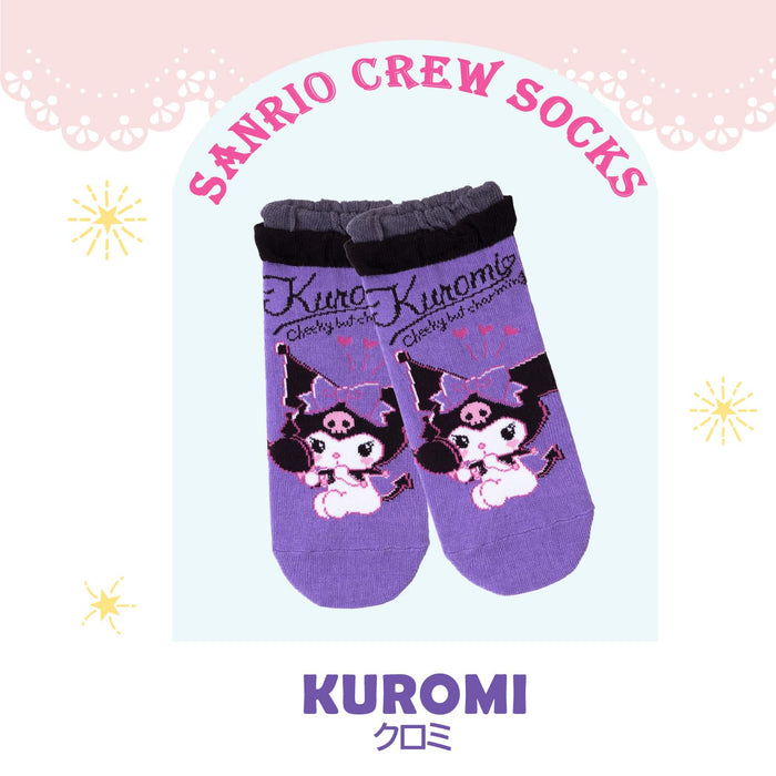 Sanrio Women's and Kids Short Socks - Various Types & Sizes Cinnamoroll Hello Kitty