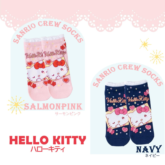 Sanrio Kurze Socken für Damen und Kinder – Cinnamoroll Hello Kitty Mehr 15–25 cm