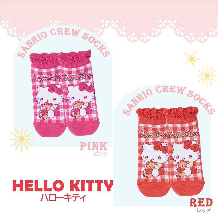 Sanrio Women's and Kids' Socks Cinnamoroll & Hello Kitty Selectable Sizes 1 Pair