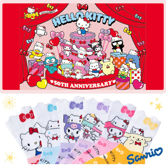 Chaussettes courtes pour femmes et enfants Sanrio - 1 paire sélectionnable Cinnamoroll Hello Kitty