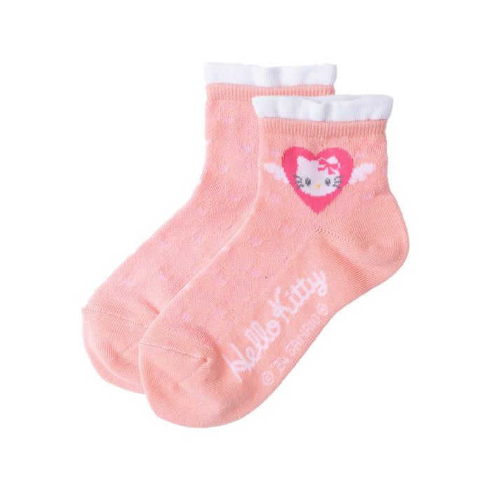 Sanrio Kurze Socken für Damen und Kinder, Cinnamoroll Hello Kitty, Mischpackung, 1 Paar