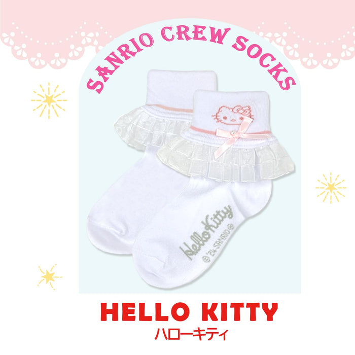 Sanrio Women's & Kids Short Socks - Cinnamoroll My Melody More 15-25Cm