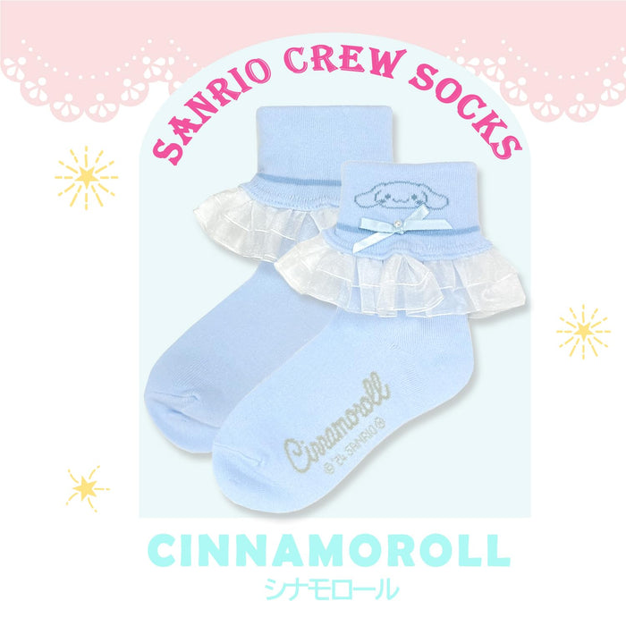 Chaussettes courtes pour femmes et enfants Sanrio - Hello Kitty My Melody &amp; More 15-25 cm