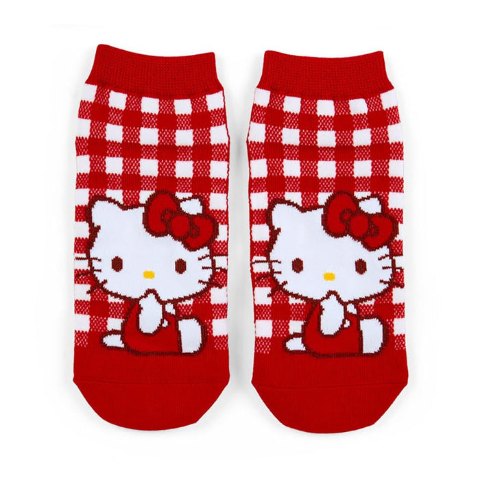 Sanrio Hello Kitty Socken 23–25 cm, süßes Kitty-Chan-Design für Damen