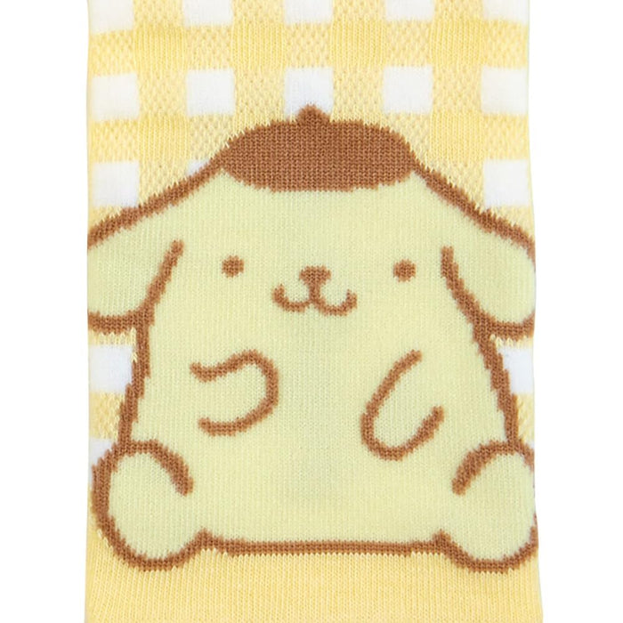 Sanrio Pompompurin Socks 23-25Cm Comfortable Character Socks for Women