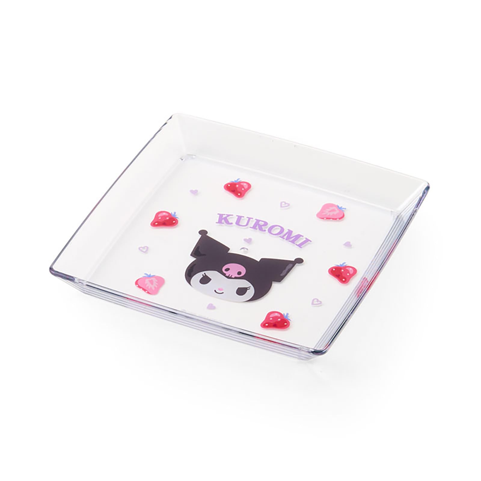 Sanrio Kuromi Square Plate Resin Tableware 313629