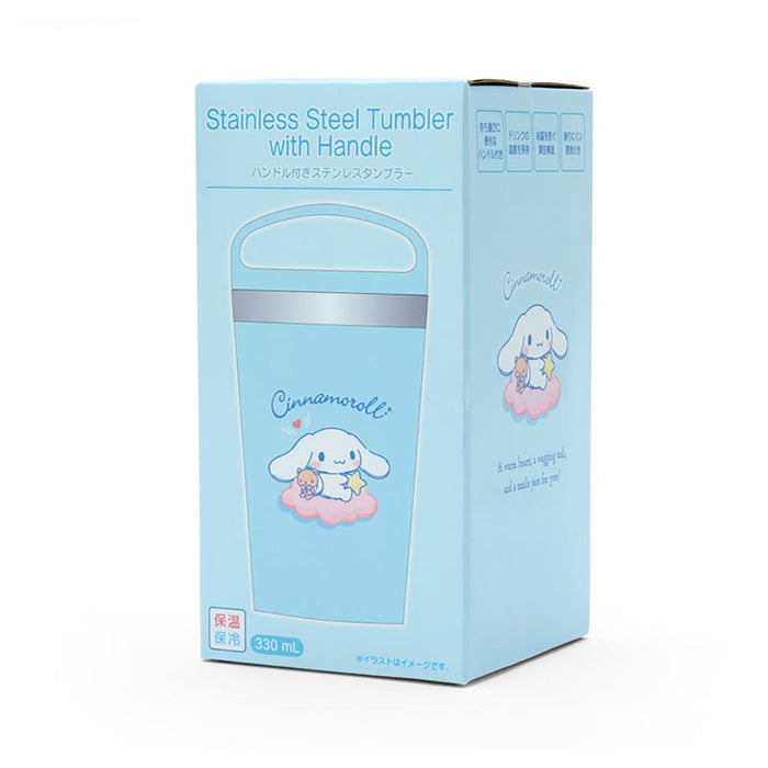 Gobelet en acier inoxydable avec poignée Sanrio Cinnamoroll 16 cm