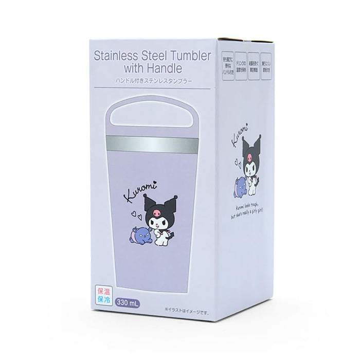 Sanrio Kuromi Stainless Steel Tumbler with Handle 16 x 8.5 cm