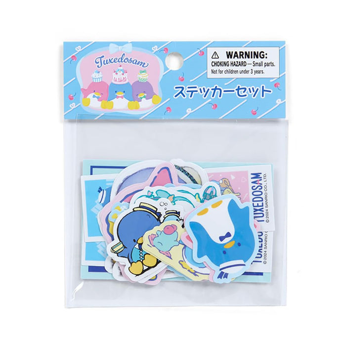 Ensemble d'autocollants d'anniversaire Sanrio Tuxedo Sam 493791 Pack d'autocollants de personnages