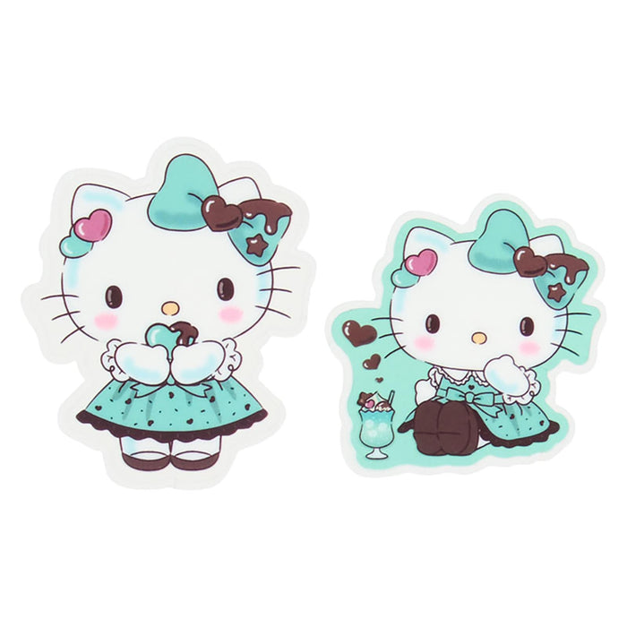 Sanrio Sticker Set Chocolate Mint Transparent PVC Material 444383
