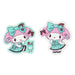 Sanrio Sticker Set Chocolate Mint Transparent PVC Material 444383