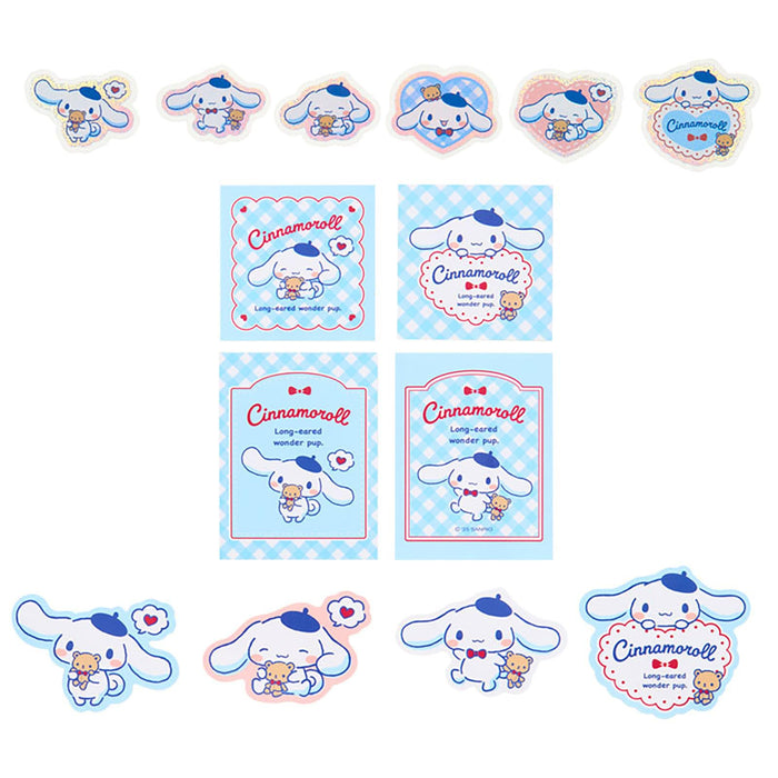 Sanrio Cinnamoroll Sticker Set Featuring Kuma-San for Ages 3+ 164534