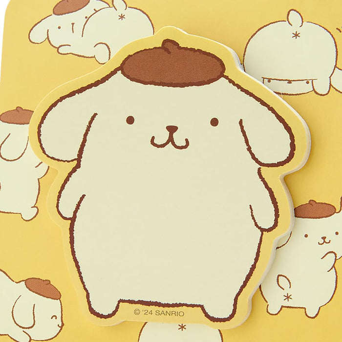 Sanrio Sticky Note Memo Set Pompompurin Character 10x9.5x0.4 cm