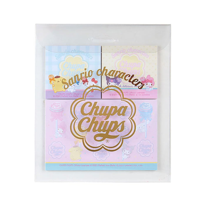 Sanrio Sticky Notes Chupa Chups Edition 2 - 14x11.5cm Sanrio Characters