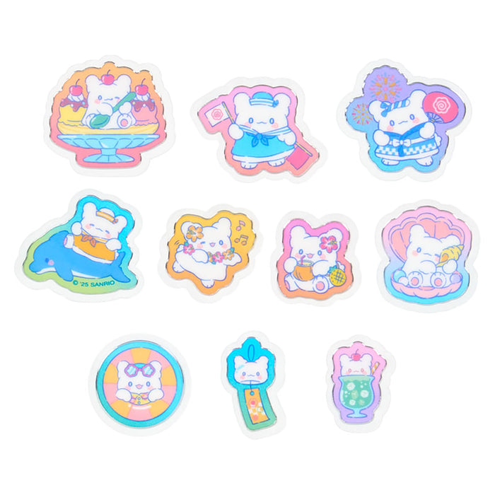 Sanrio Summer Stickers Hanamaru Obake PVC Case For Ages 3+ 176591- Japan Figure Store - #1 Bring To You The Best Japanese Goods