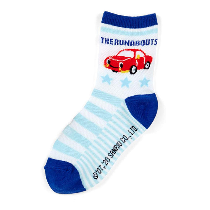 Sanrio The Runabouts Kids Socks 3-Pair Set Rocket 13-15Cm